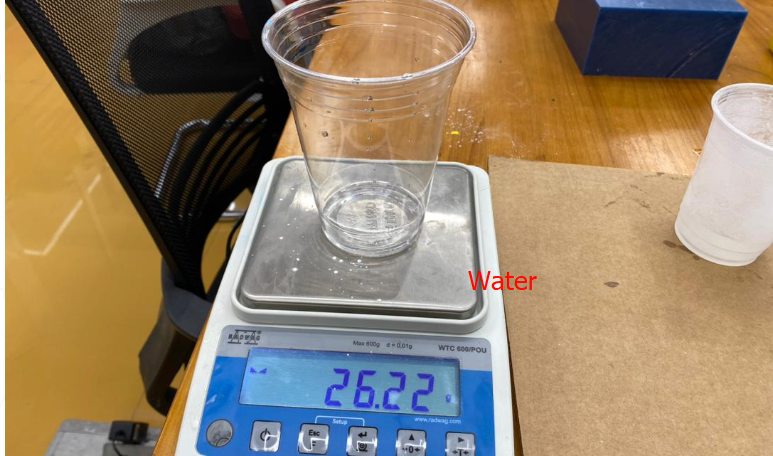 Hydrostone measurement